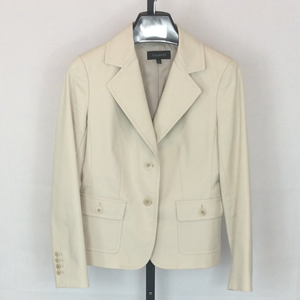 Talbots Suit Jacket, Beige